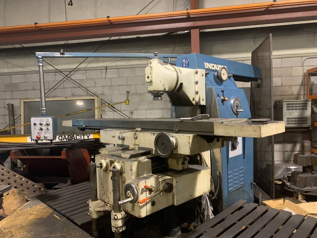 Induma NL087 Heavy Duty Plain Vertical Mill, Machine ID:9082